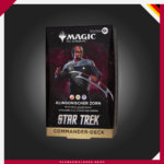 Prepárate para entrar en combate con el Mazo Commander Magic: The Gathering | Star Trek™ Furia Klingon. Este mazo preconstruido está preparado para jugar nada más abrirlo y ofrece una experiencia completa del formato Commander, el modo multijugador más popular de Magic: The Gathering.