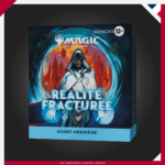 Prerelease Pack MTG – Reality Fracture: 6 Play Boosters, 1 rare o mythic foil y Spindown Life Counter. ¡Perfecto para iniciarte en el Ecoverso de Jace!