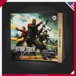 Organiza una noche de Draft épica con Draft Night MTG - Star Trek™. Incluye sobres de juego, un sobre de coleccionista y tierras para disfrutar de partidas rápidas de Magic: The Gathering ambientadas en el universo de Star Trek.