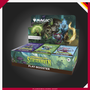La Play Booster Box de Magic: The Gathering Secretos de Strixhaven incluye 30 Sobres de Juego MTG con cartas de la colección, cartas del Archivo Místico y grandes oportunidades para ampliar tu colección. Ideal para jugadores, coleccionistas y eventos de Draft de Magic.