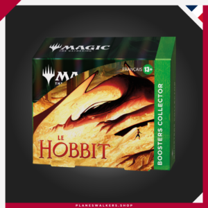 Amplía tu colección con la Collector Booster Box MTG – El Hobbit™, una edición premium para descubrir cartas foil, tratamientos exclusivos, cartas raras o míticas y contenido especial inspirado en la Tierra Media. Incluye 12 Collector Boosters y 1 carta especial de la Tierra Media.