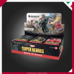 Compra la Caja de Sobres de Juego MTG Marvel Super Heroes con 30 Play Boosters de 14 cartas cada uno. Ideal para Draft, formatos Limitado, coleccionar y ampliar tu colección de Magic: The Gathering.
