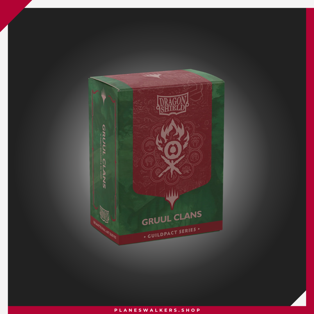 6 Dragon Shield Guildpact Series - Gruul Clans - Matte Dual Art Sleeves 100 - Imagen 1