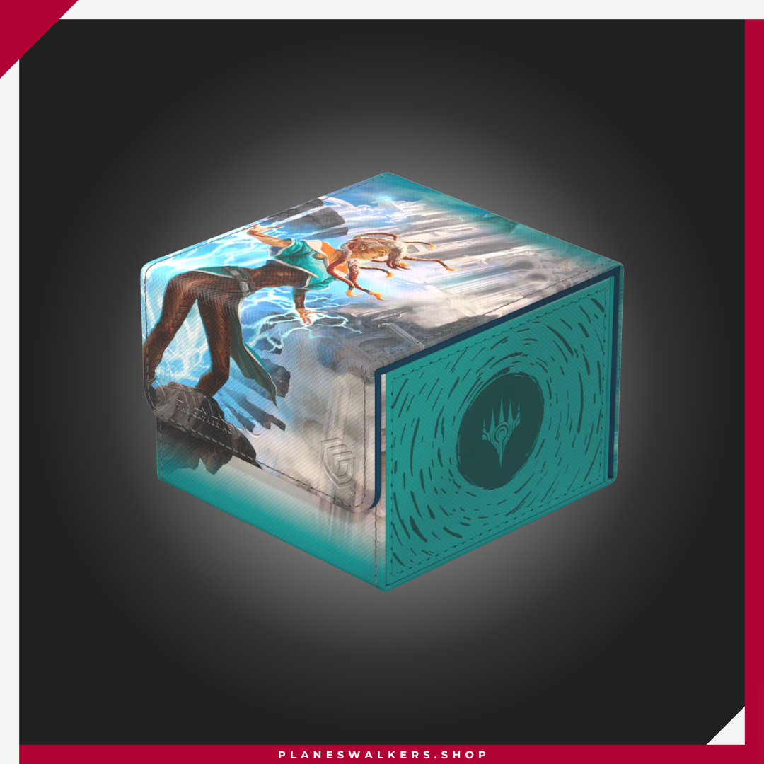 Ultimate Guard Sidewinder 133+ Xenoskin MTG Reality Fracture - Tam Beleren, Conflicted | Deck Box Magic Protege tu mazo de Magic: The Gathering con la Ultimate Guard Sidewinder 133+ Xenoskin Reality Fracture - Tam Beleren, Conflicted. Deck box premium de gran capacidad con acabado Xenoskin, interior de microfibra y cierre magnético, ideal para mazos con doble funda.