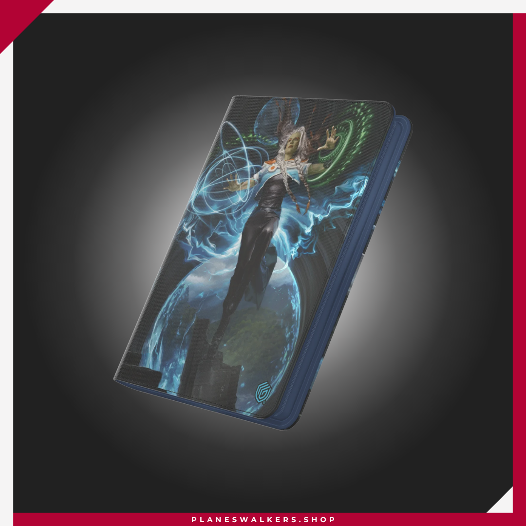 Ultimate Guard Zipfolio 360 Xenoskin MTG Reality Fracture - Jace, Reality Sculptor / Tam, the Possibility | Álbum Magic Protege y organiza tu colección de Magic: The Gathering con el Ultimate Guard Zipfolio 360 Xenoskin Reality Fracture - Jace, Reality Sculptor / Tam, the Possibility. Álbum premium con capacidad para hasta 360 cartas, exterior Xenoskin, bolsillos de carga lateral y cierre con cremallera.