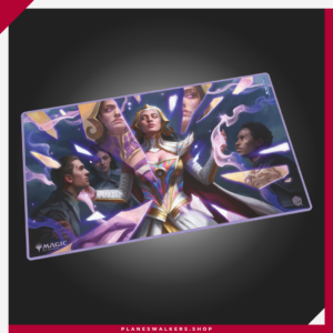Protege tus cartas y mejora tu zona de juego con el Ultimate Guard Play-Mat Magic: The Gathering Reality Fracture - Return to the Light Realms. Tapete premium con superficie de tela suave y base de goma antideslizante, ideal para partidas de Magic, Commander y otros TCG.