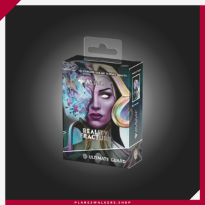 Protege tu mazo con las Ultimate Guard Art Sleeves Magic: The Gathering Reality Fracture - Vindictive Triumph. Incluyen 100 fundas ilustradas de 66 × 91 mm, con frontal extra transparente y reverso texturizado, ideales para Magic, Commander y cartas de tamaño estándar.