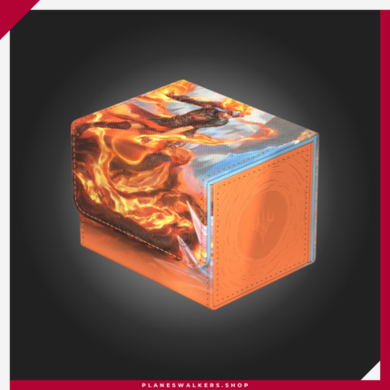 Protege tu mazo de Magic: The Gathering con la Ultimate Guard Sidewinder 100+ Xenoskin Reality Fracture - Chandra, Torch of Defiance. Deck box premium con acabado Xenoskin, interior de microfibra y cierre magnético, ideal para hasta 100 cartas con doble funda.
